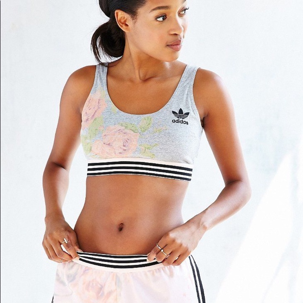 Adidas Originals Pastel Rose Cropped Top / Bra - Picture 4 of 16